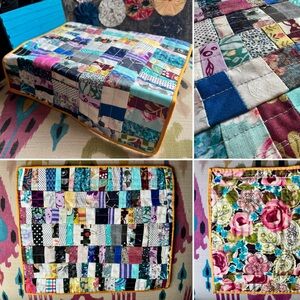 Barbie Quilt - Random Rectangles - Handmade